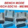 BENCH MODE FOR ECU EDC16 – ME9