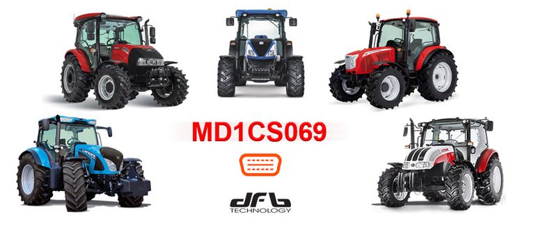 * EXCLUSIVELY ! – MD1CS069 VIA OBD! NEW OBD DRIVER for CASE, LANDINI, NEW HOLLAND, McCORMICK and STEYR TRACTORS.