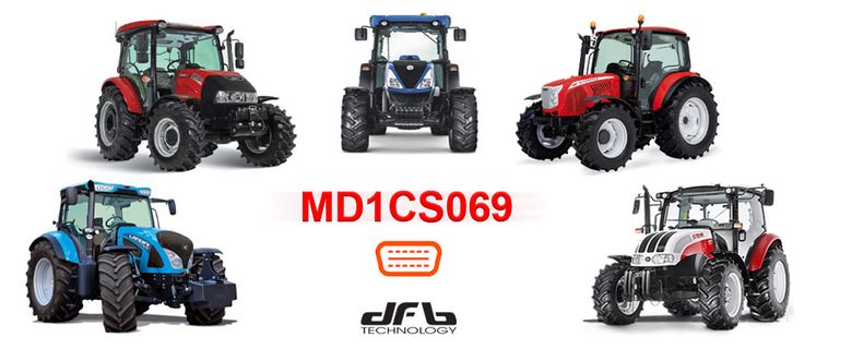 * IN ESCLUSIVA ! – MD1CS069 VIA OBD! NUOVO DRIVER OBD per TRATTORI CASE, LANDINI, NEW HOLLAND, McCORMICK e STEYR