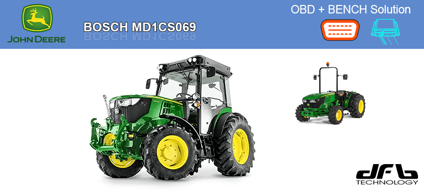 Nuovo driver OBD + Bench mode per BOSCH MD1CS069 JOHN DEERE