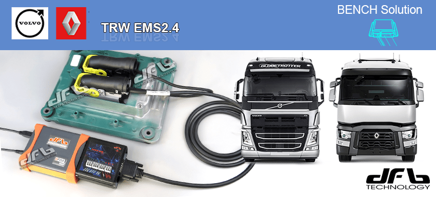 New BENCH MODE for TRW EMS2.4 VOLVO TRUCK / RENAULT TRUCK