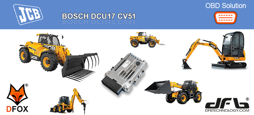 IN ESCLUSIVA ! Nuovo driver OBD per DCU17 CV51 JCB!