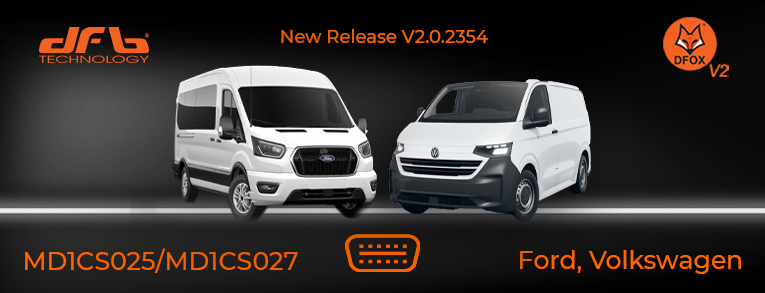 MD1CS025 / MD1CS027 – FORD, VOLKSWAGEN